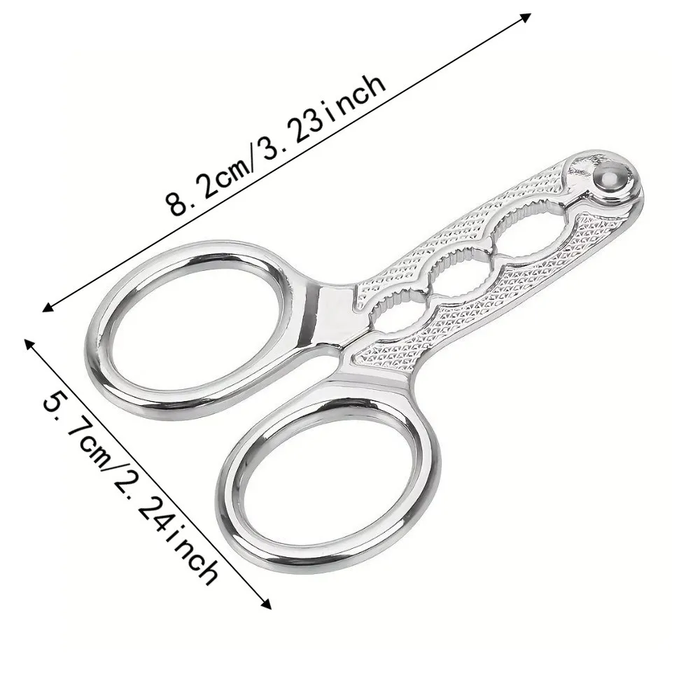 Easy To Use Mini Dry Fruit Pliers Non-Slip Portable Pine Nuts Opener Ergonomic Labor-Saving Walnut Opener Kitchen Accessory