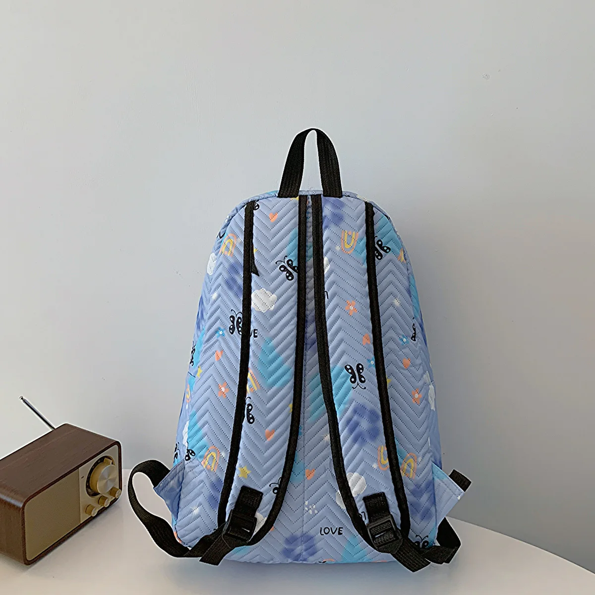 Fashion Bump Zipper Closure Backpack