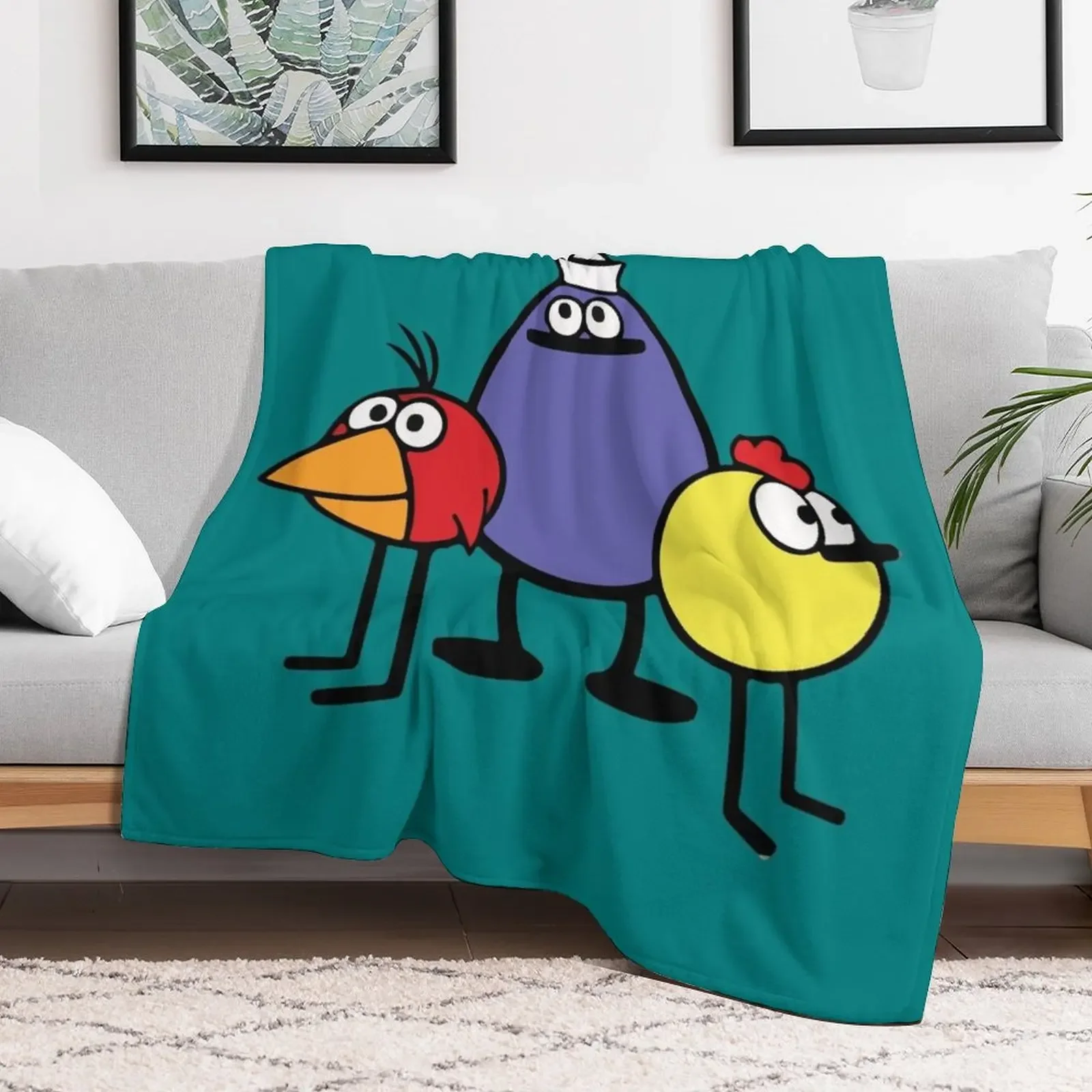 Peep and the big wide world 1 Throw Blanket Soft Big Sofa Throw Blankets