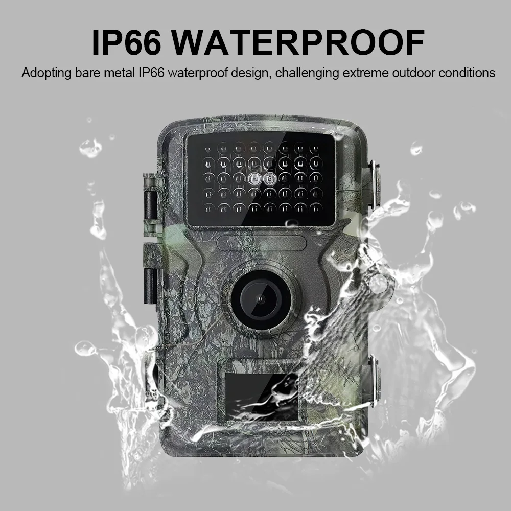 32GB الحياة البرية كاميرا تعقب 1080P الأشعة تحت الحمراء للرؤية الليلية الصيد كام الحركة المنشط تتبع صور فخ كام المراقبة البرية
