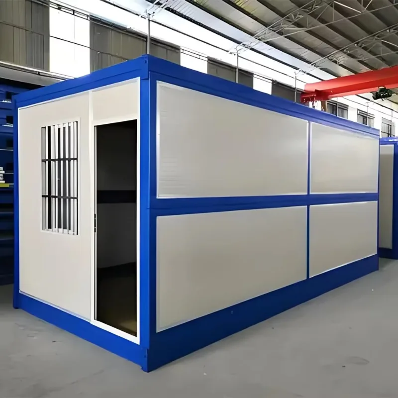Customized Portable Folding House for Tool Shed Garden Folding Prefab Storage Container House with Lock and Key