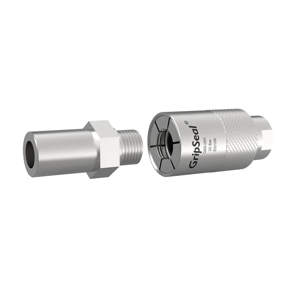 External Thread Leak Test Quick Coupler Hydraulic Pneumatic Fitting