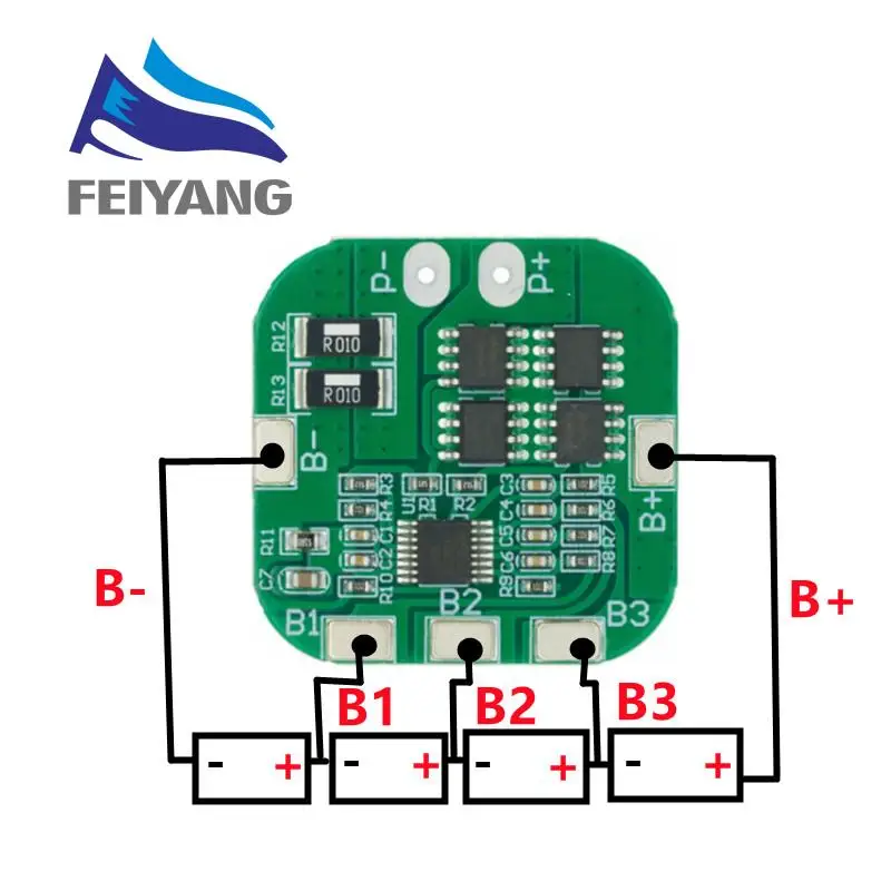 4S 14,8 В / 16,8 В 20 А пиковая литий-ионная плата защиты аккумулятора BMS PCM bms pcm для литиевой батареи LicoO2 Limn2O4 18650 li