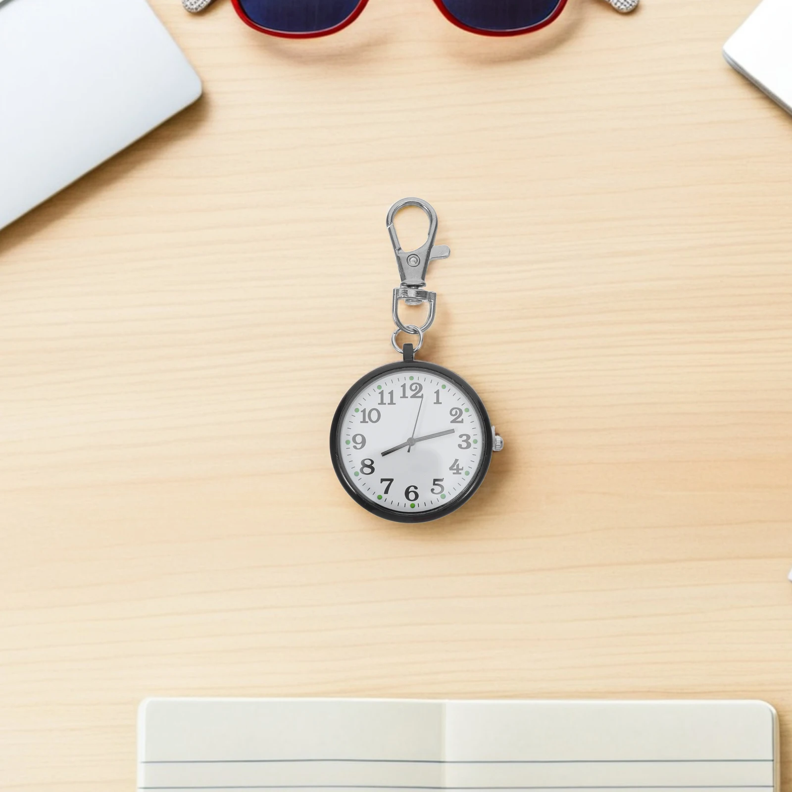 Nurse Pocket Watch Lightweight Quartz Fob Clip on Badge Nursing Essentials Small Portable Watch for Students Medical