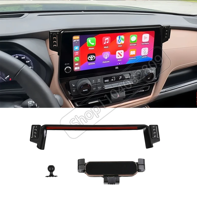 

Для 2024 2025 Toyota Highlander Grand держатель для телефона приборная панель мобильный держатель для мобильного телефона автомобильный держатель для телефона аксессуары для интерьера