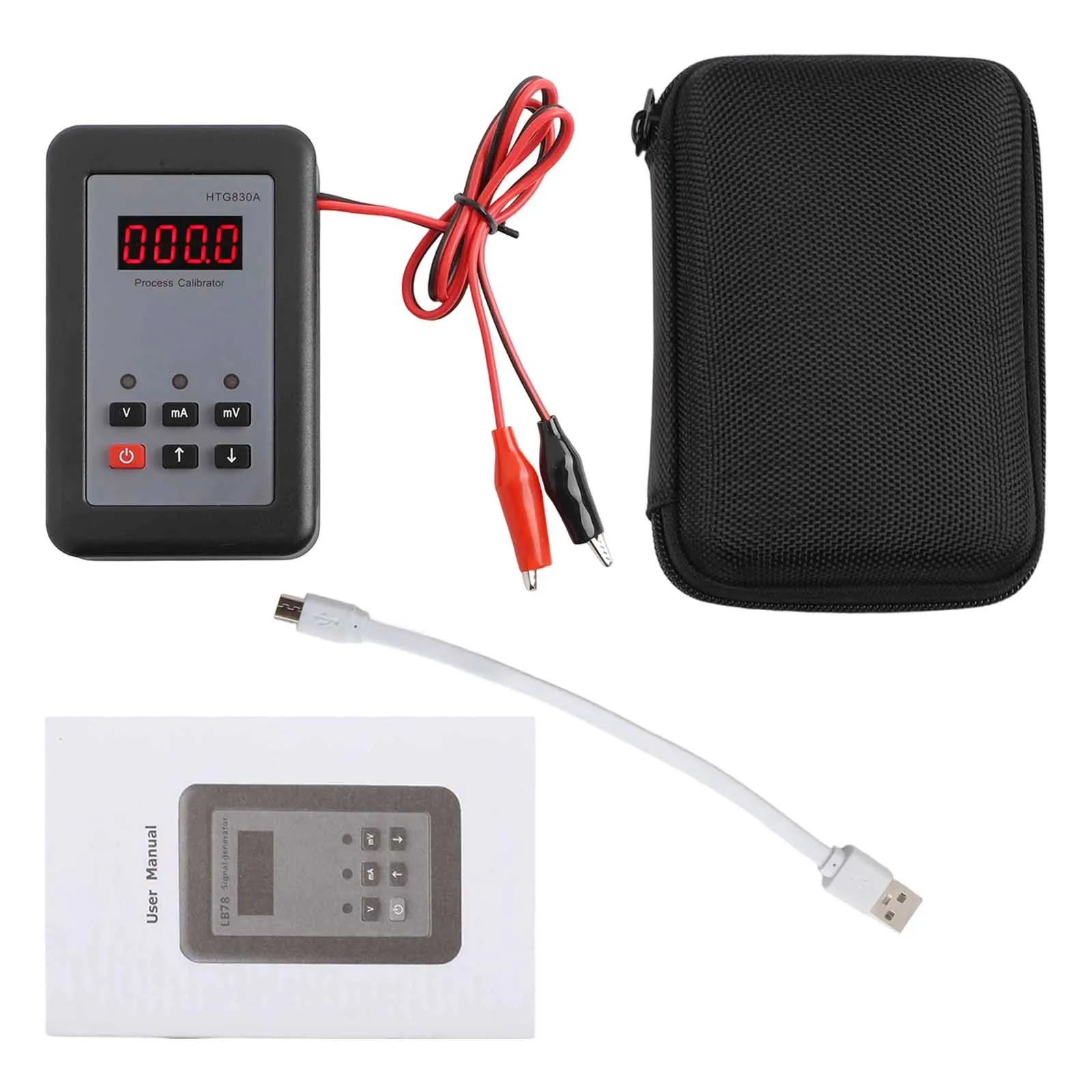 LB78 Signal Generator 4-20mA Current Voltage For Source Calibrator Tester With Quick-break Fuse For Industrial Electrical Testin