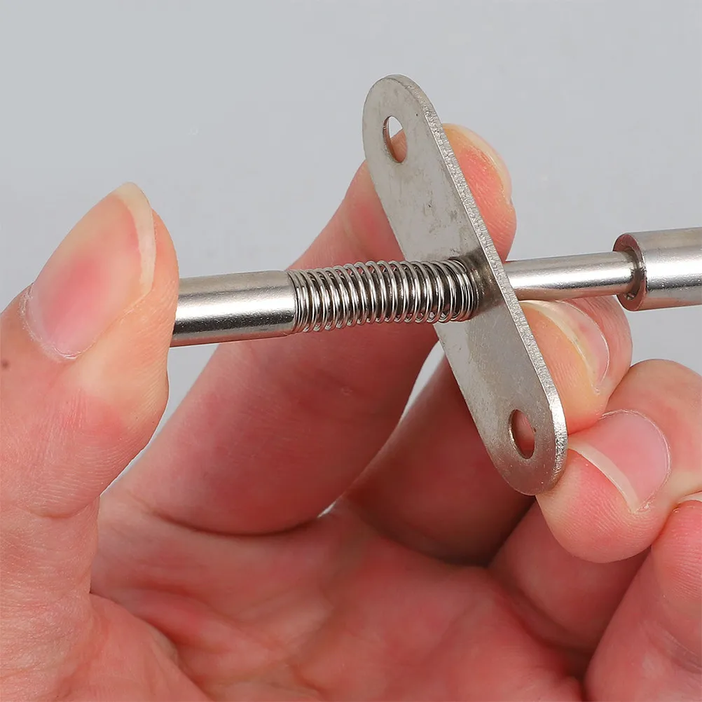 4Pcs Spring Latch Pins Crib Accessories Adjustable Safety Locks Height Adjustable Infant Bed Cabinet Sliding Door Latches