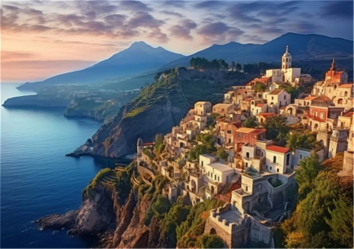 

Пазлы для взрослых, 300, 500, 1000 шт., пазлы, средиземноморское Санторини, Греция, красивая живописная формация, деревянное настенное искусство