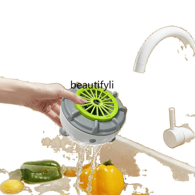 

Fruit and vegetable washing machine, turbine purifier portable wireless automatic vegetable washing machine