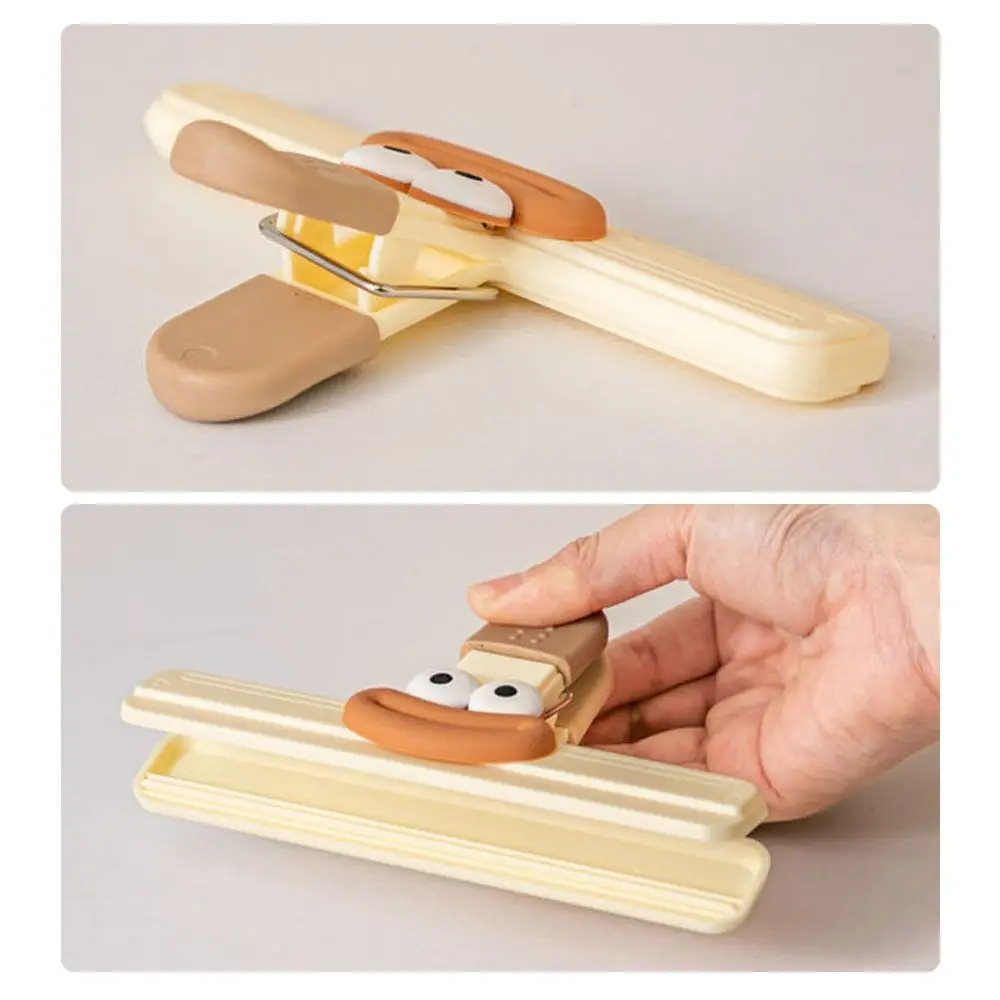 High Quality Food Preservation Sealing Clips Moisture-proof Multi-function Packages Clamp Reusable Cartoon File Clip