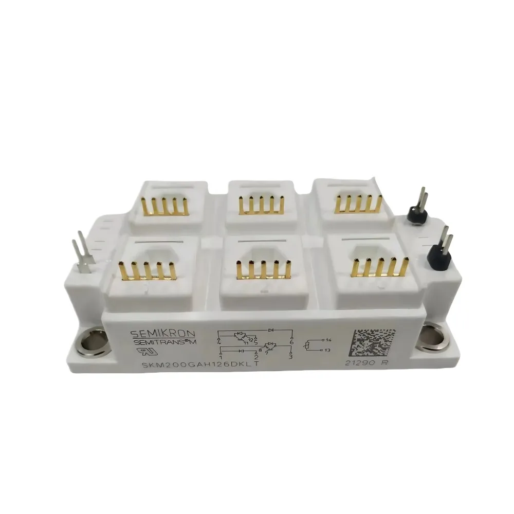 SKM200GAH126DKLT New Original IGBT Power Module semikron diode thyristor IGBT Module SKM 200GAH126DKLT SKM200GAH126DKLT
