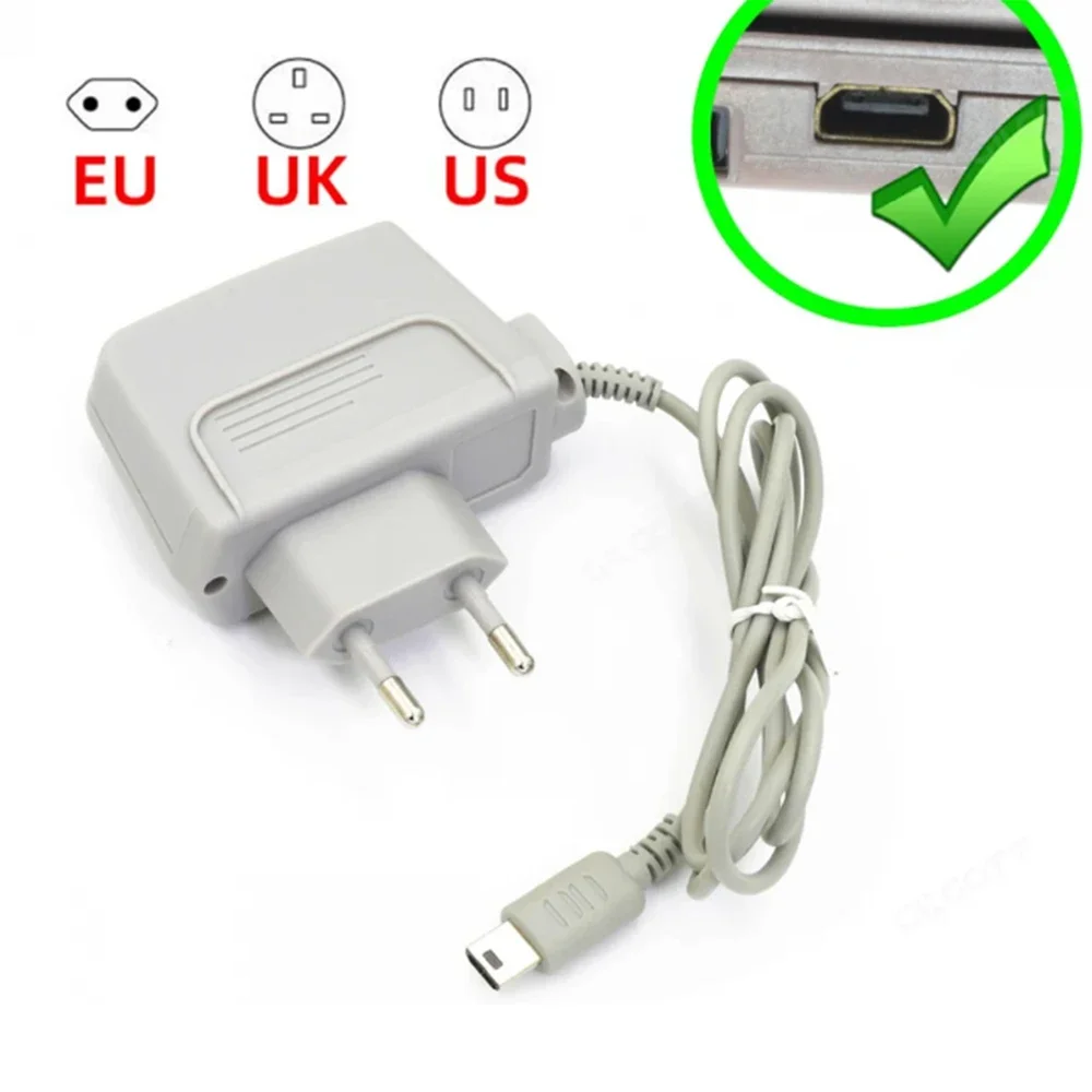 1pc AC Power Supply Charger Adapter for Nintend NDS Lite Wall Home Travel Charger AC Power Adaptor for NDSLite NDSL Game Console