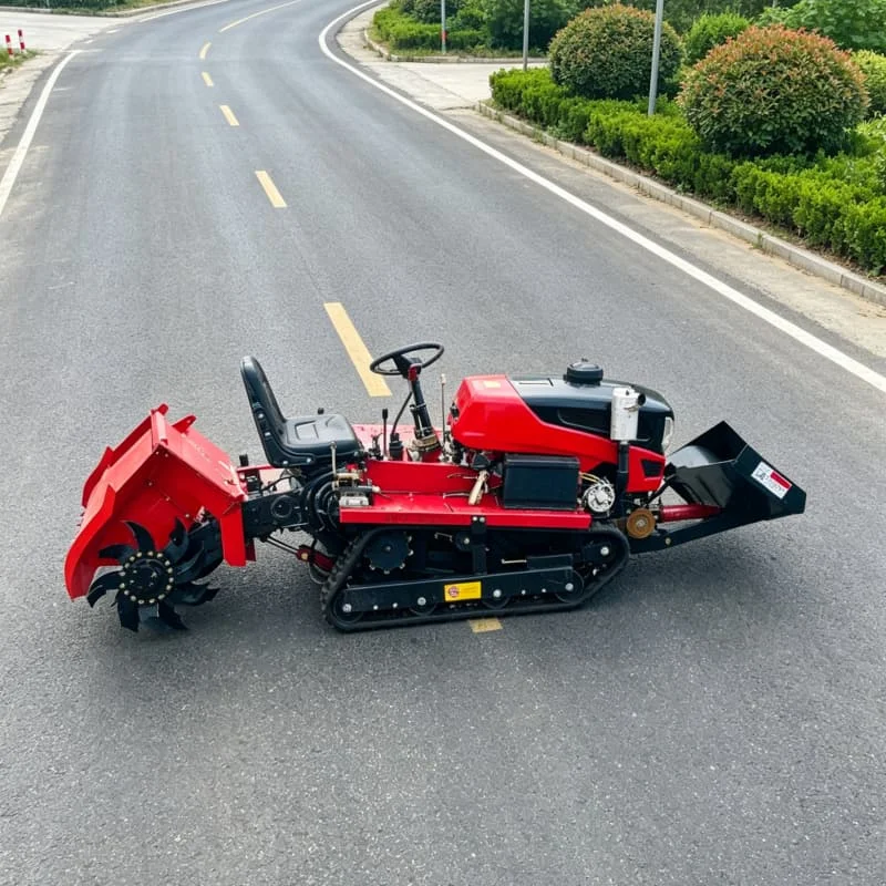 

Customized Bestselling Crawler Mini Tiller, Farm Rotary Tractor, 2026 Upgraded High-efficiency Cultivator