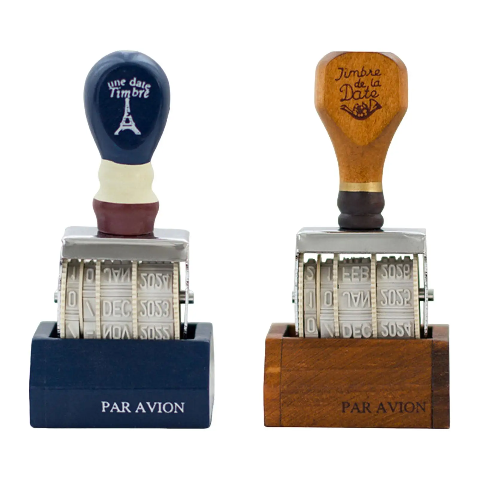 Date Stamp with Roller, Vintage Style Adjustable Wheel Stamp, Business Stamps,