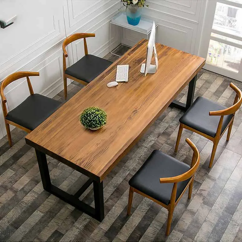 

High Unique Dining Table Waterproof Oilproof Modern Living Room Tables Restaurant Kitchen Wood Mesas De Jantar Home Furniture