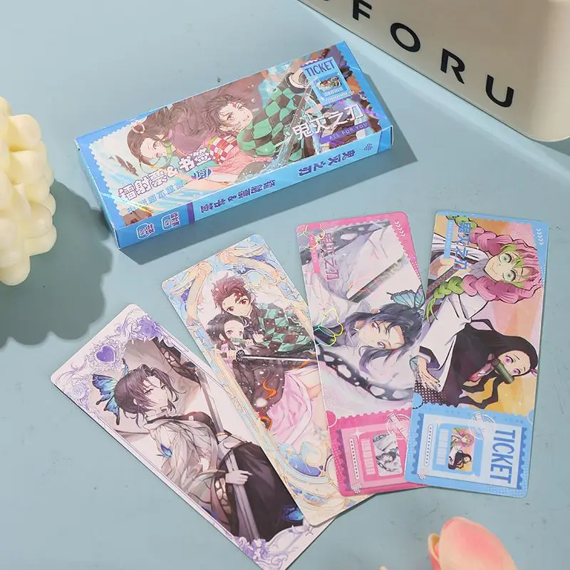 Ghostblade anime long laser ticket bookmark postcard small card Butterfly Ninja peripheral laser ticket sparkling greeting card