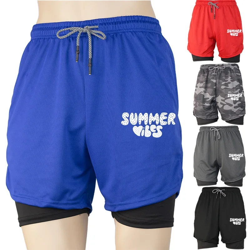 

Мужские спортивные шорты с принтом паука 2 в 1, компрессионные повседневные спортивные шорты для бега в тренажерном зале