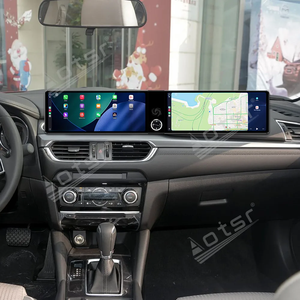 Dual 12.3 Inch In-Dash TouchScreen Car Radio GPS Navigation Stereo For Mazda Atenza 2017-2019 Multimedia CarPlay Android Auto 4G