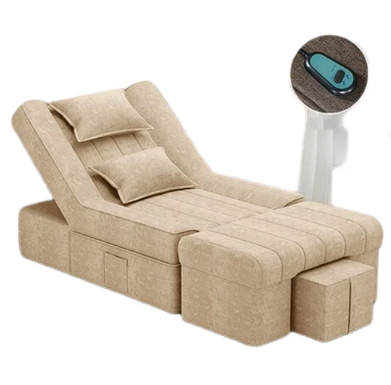 electric dual-purpose The newest hot-selling spa with basin washing chair pedicure massage shampoo bed