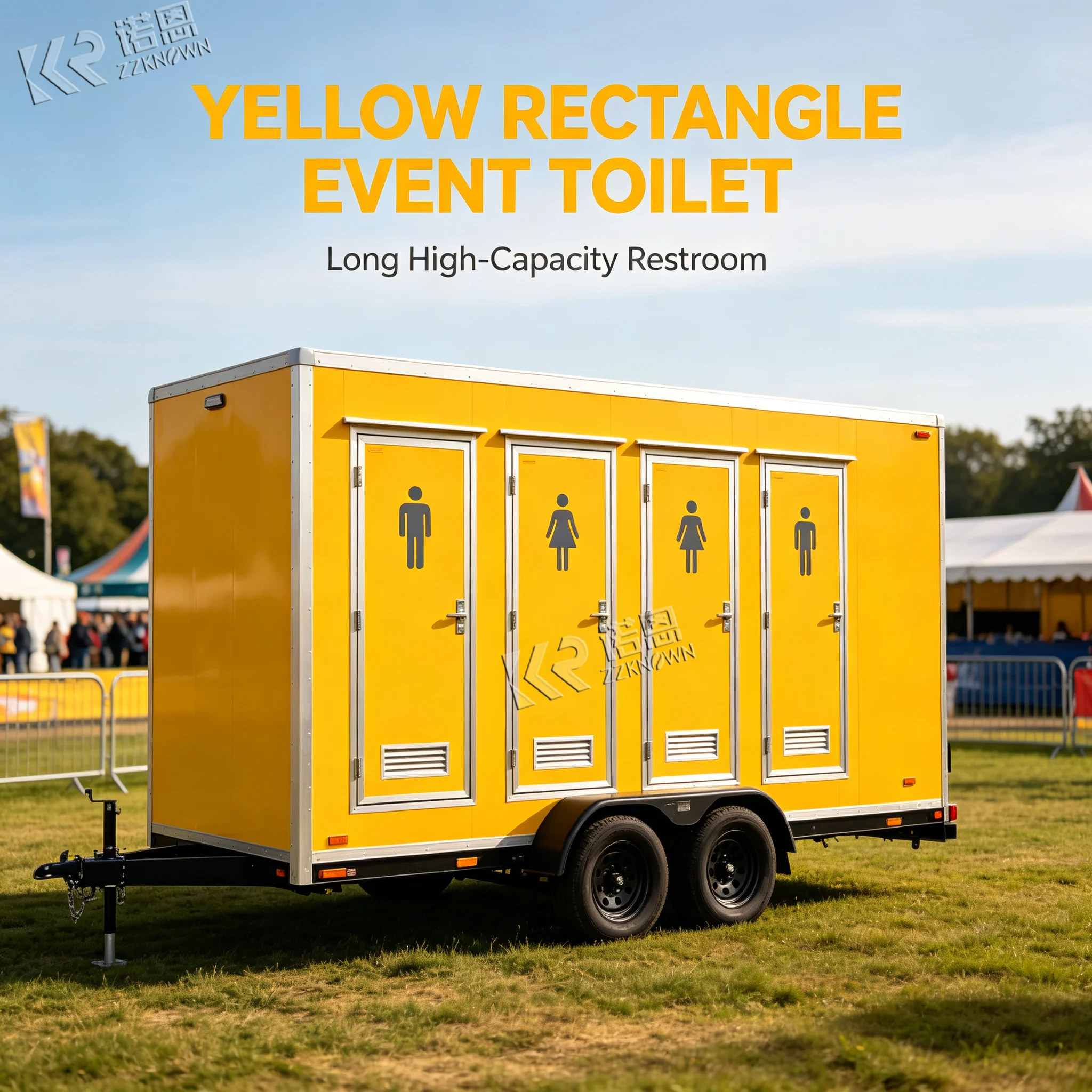 AU Certified 2 Station Portable Bathroom Trailer for Wedding Event Hire Company