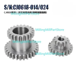 CJ0618 Metric&Imperial Metal Gears/Main Shaft Gear/Feed Gear /synchronous wheel Metal Gear Mini Lathe Spares Accessories