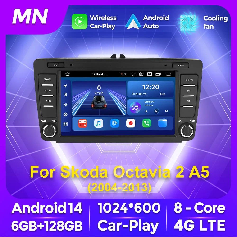 EU Duty Free Shop 2 Din Android Stereo Carplay 8 Core GPS Autoradio 7