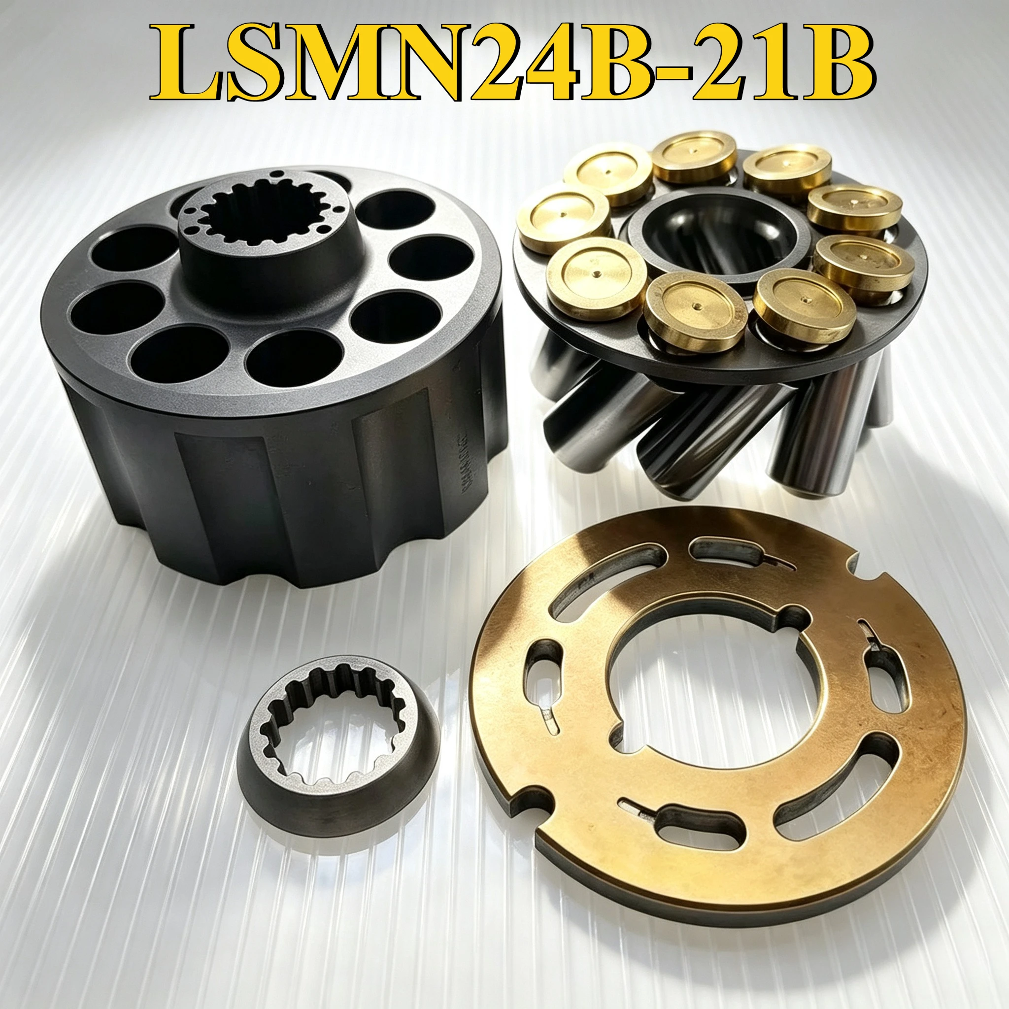 LSMN24B-21 Tilt Motor Parts Swing Motor Rotor Set Kit Is Suitable for LKC LSMN24B-21B Small Excavator XE35U Piston Motor Repair