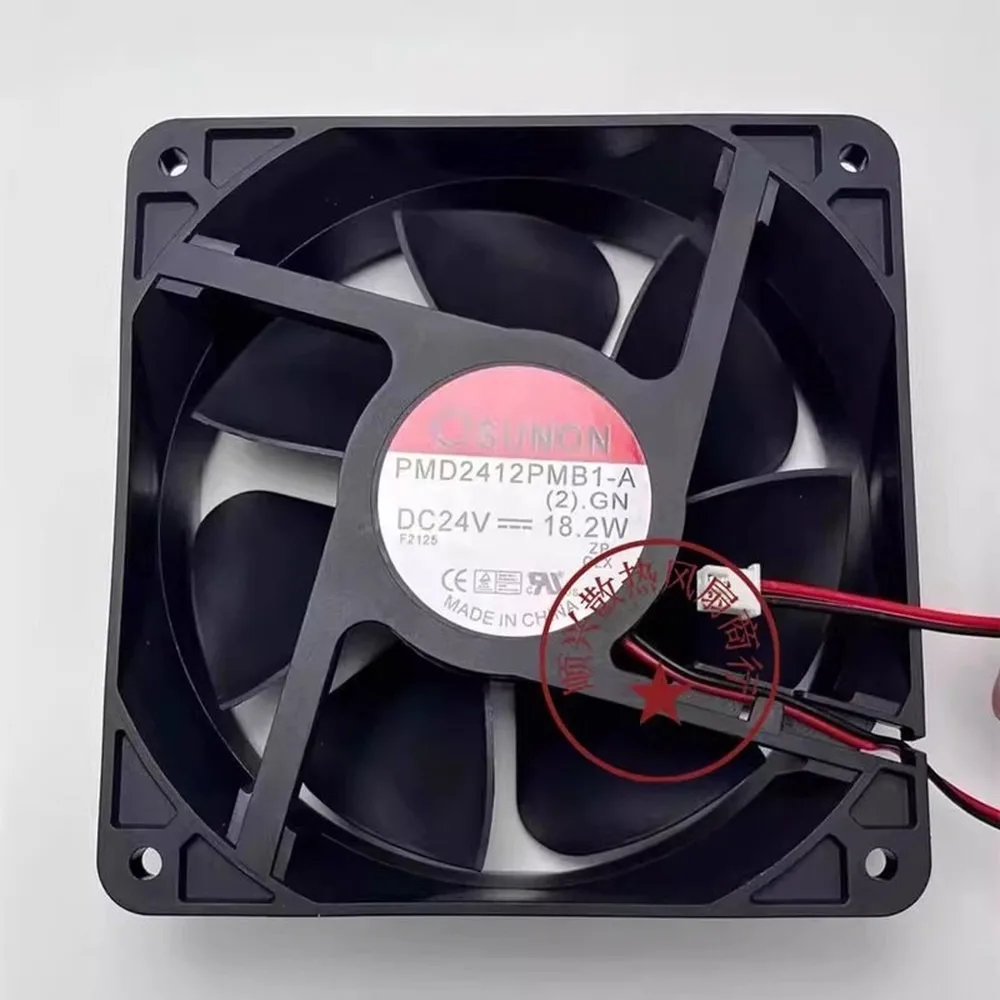 

For SUNON PMD2412PMB1-A 12038 DC24V 18.2W 12CM 2-Wire Inverter Silent Cooling Fan