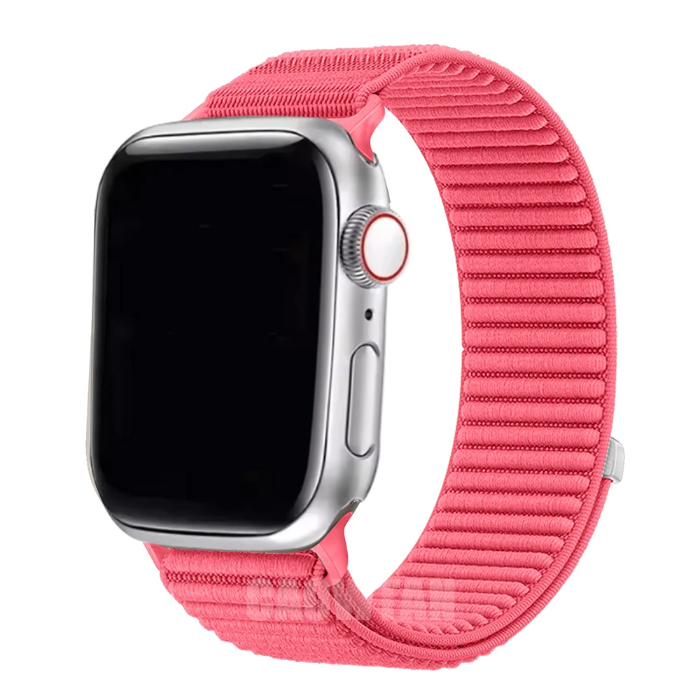 Für Apple Watch Band 10 42 mm 46 mm Ultra 49 mm Nylon-Sportarmband für iWatch 9 8 7 6 SE 5 4 41 mm 45 mm 44 mm 40 mm Correa-Armband