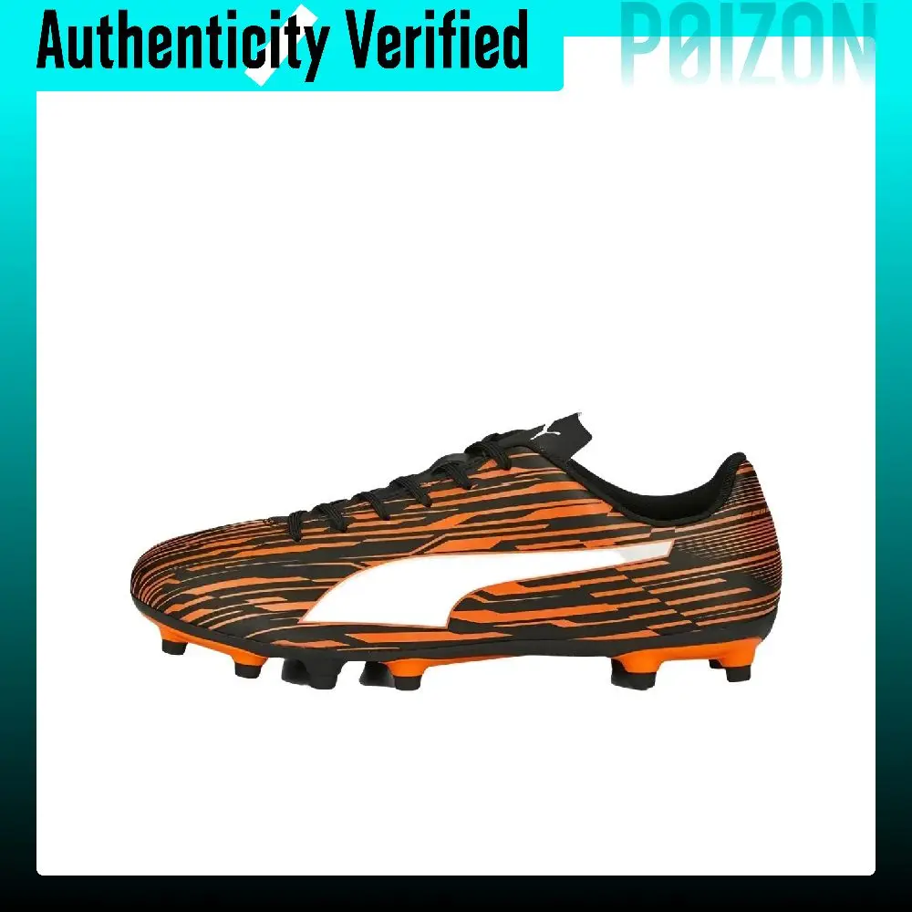PUMA Rapido 3 Soccer Shoes Men's Black Orange 106572-08