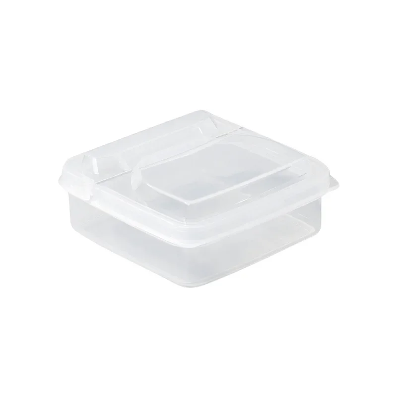 Cheese Slice Storage Box Butter Crisper Refrigerator Cheese Slice Container Transparent Cheese Slice Seal Box Kitchen