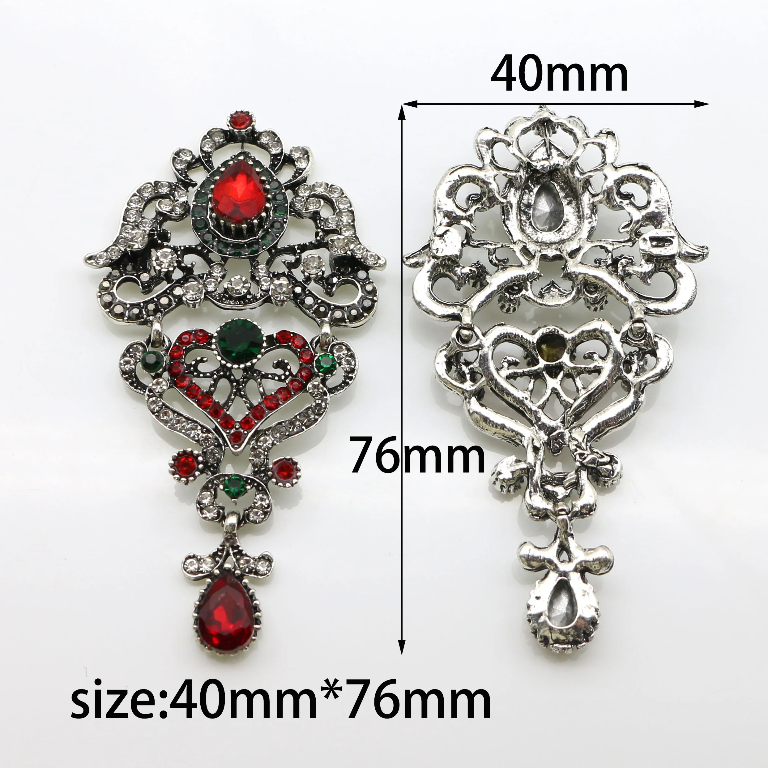 New Sexy Style Wild Zinc Alloy Water Diamond Glass Sewable Texture G-shaped Trousers Bikini Decoration Pendant DIY Handicrafts C