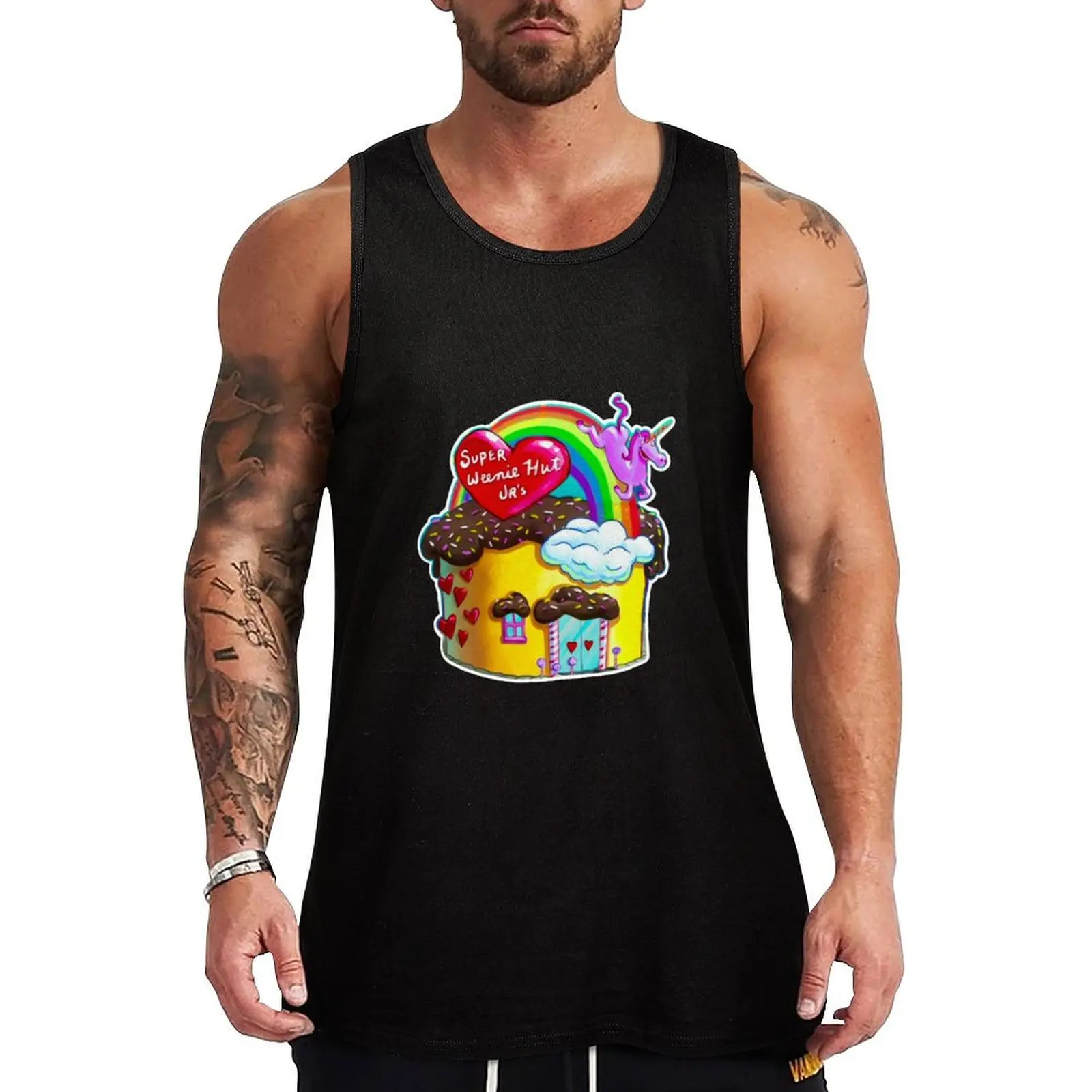 Super Weenie Hut Jr. Tank Top gym t shirt men men clothings