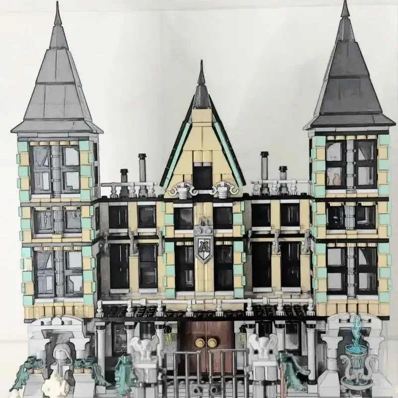 nouveaute-moc-malfoy-manor-jouet-magique-creatif-modulaire-briques-d'assemblage-modele-cadeau-d'anniversaire-pour-enfant-adulte-ami