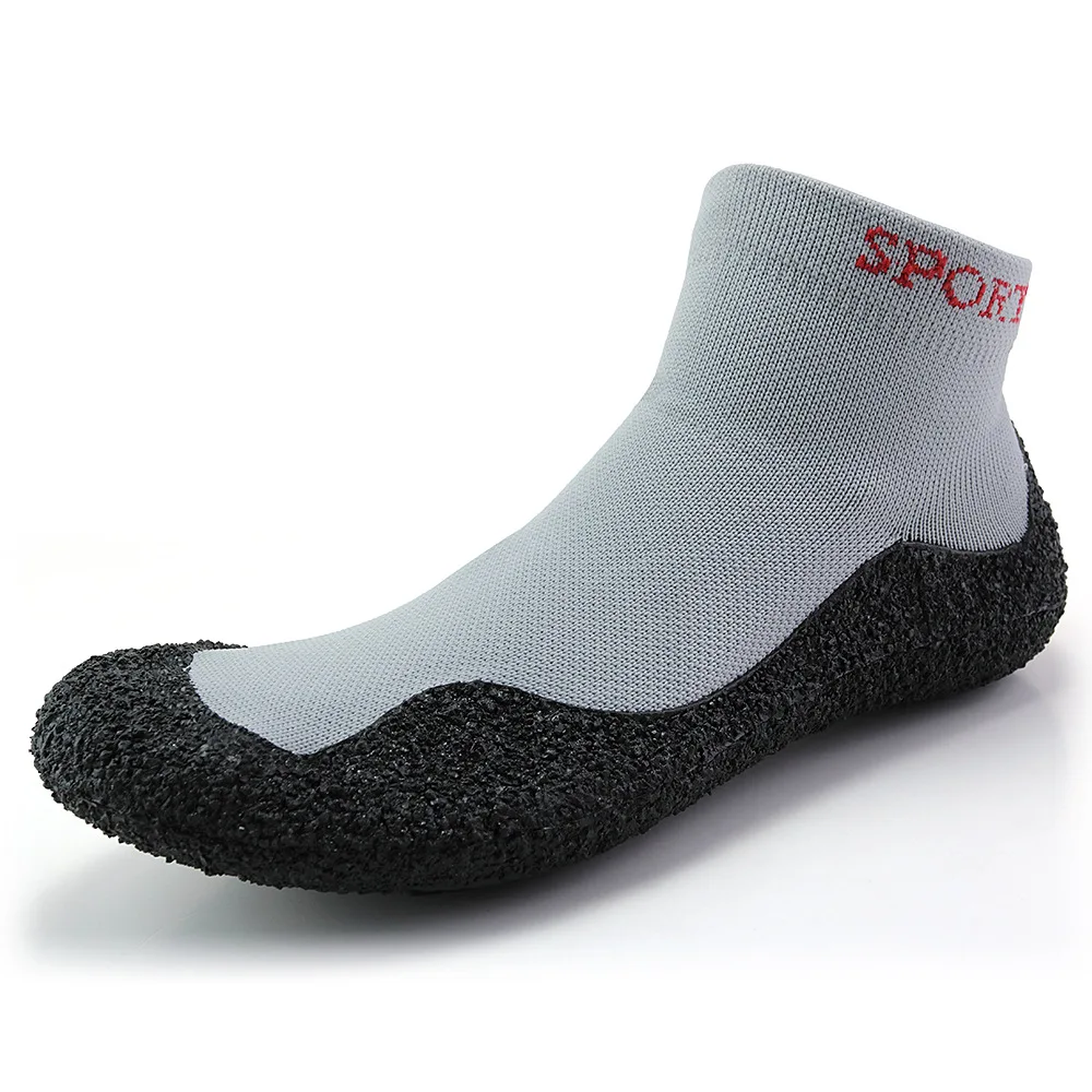 Casual Sneakers Male Unisex Sock Aqua Shoes Skinners Swimming Sneakers Yoga Minimalist Shoes for Men Beach Quick Drying Elastic