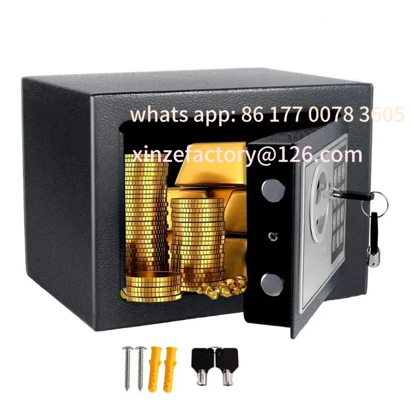 Customizable Electronic Digital Keypad Lock Safe Security Box All Steel for Home Office