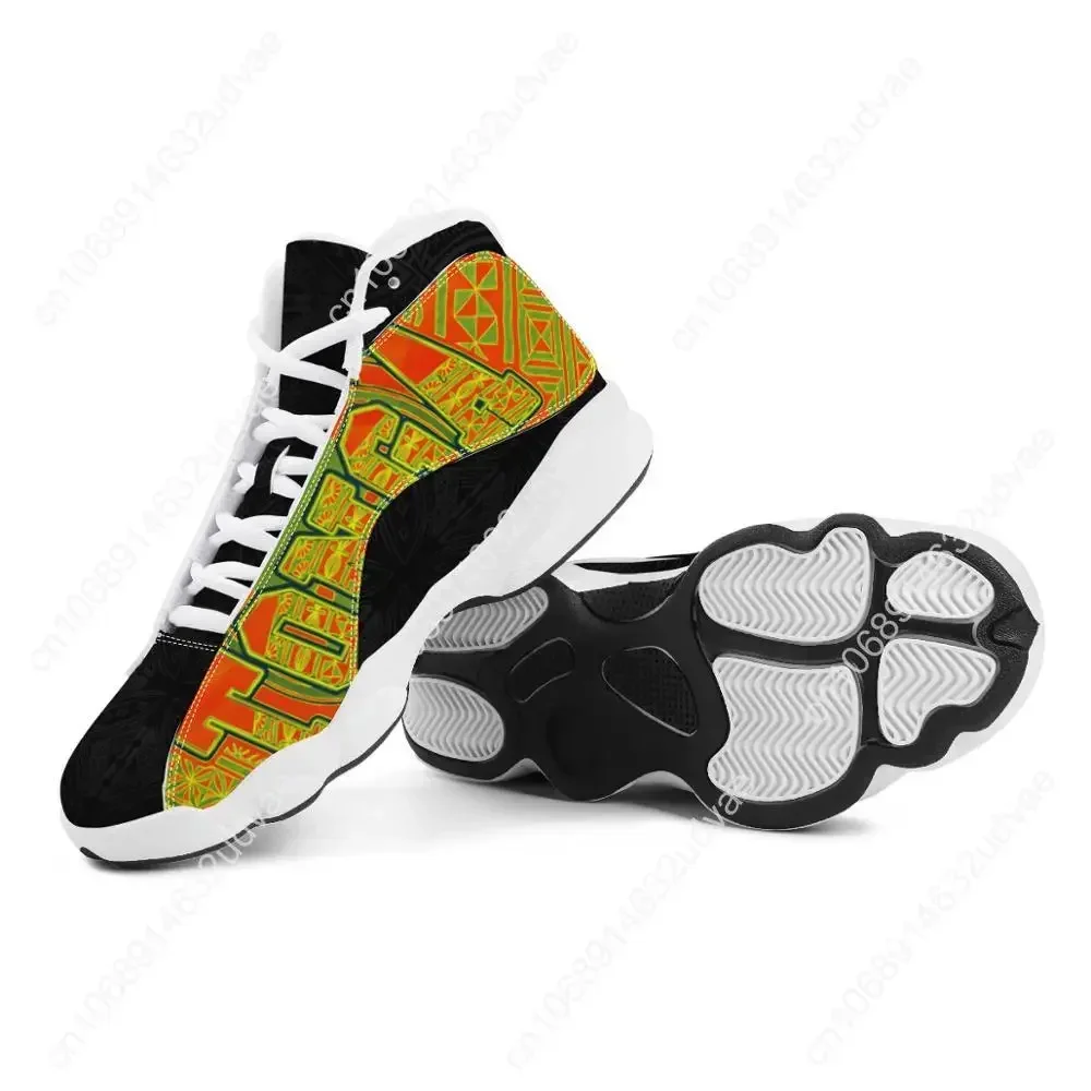 Sepatu lari warna-warni baru 2020 sepatu olahraga basket pria Logo tim olahraga bola kustom gaya pomesia Tribal Tonga