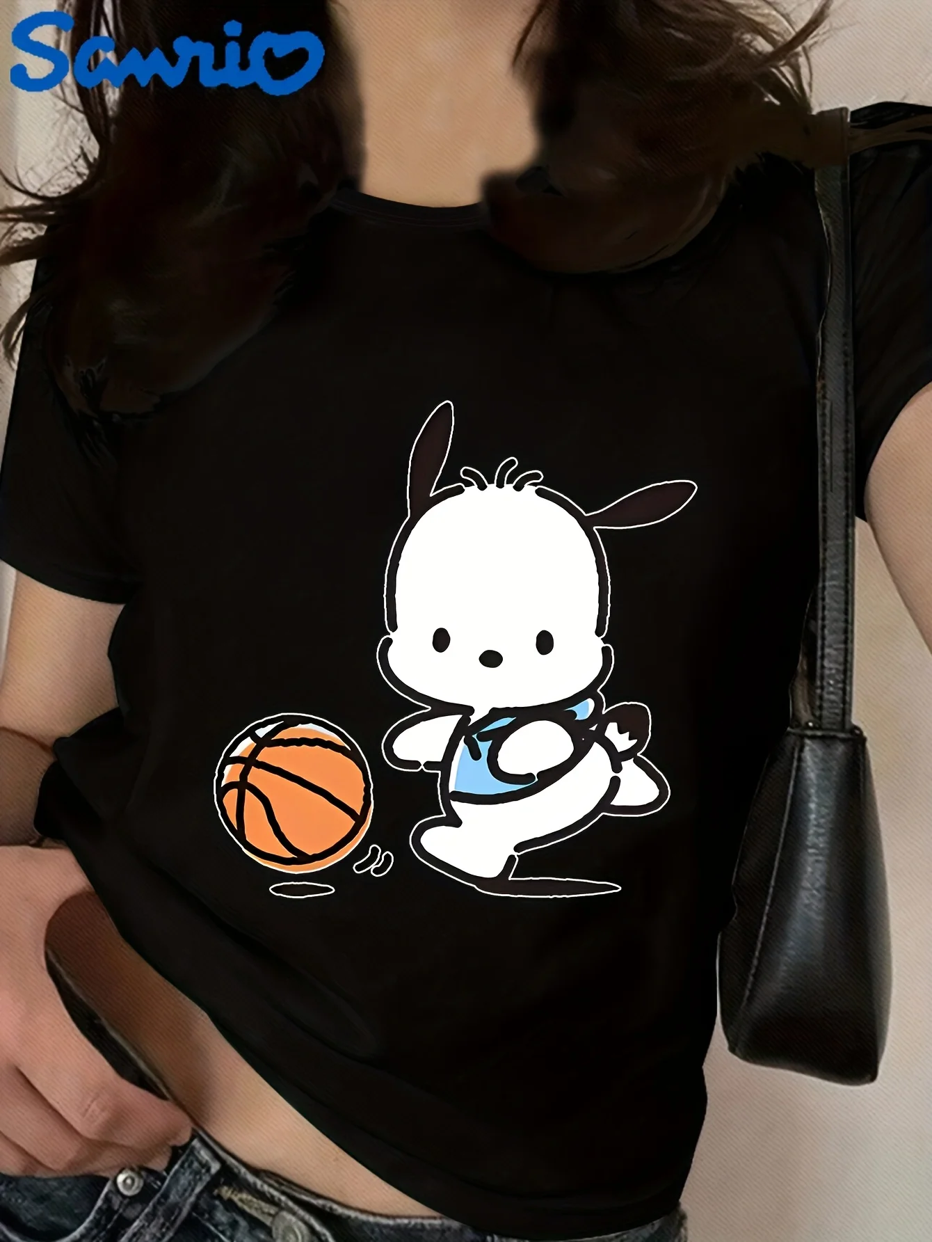 

Cartoon Character Graphic Printing Summer Autumn Winter Pure Cotton Men's and Women's T-shirts Short Sleeves Luxury Outdoor