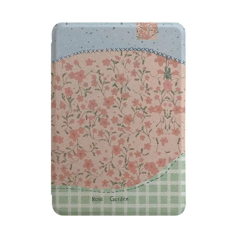 Hot Selling English Flower For Kindle Case SA568P Paperwhite 6 12th Gen Case 7in 2024 For FIRE HD8 2024 KFTRPWI T5L9F8 2024 Case