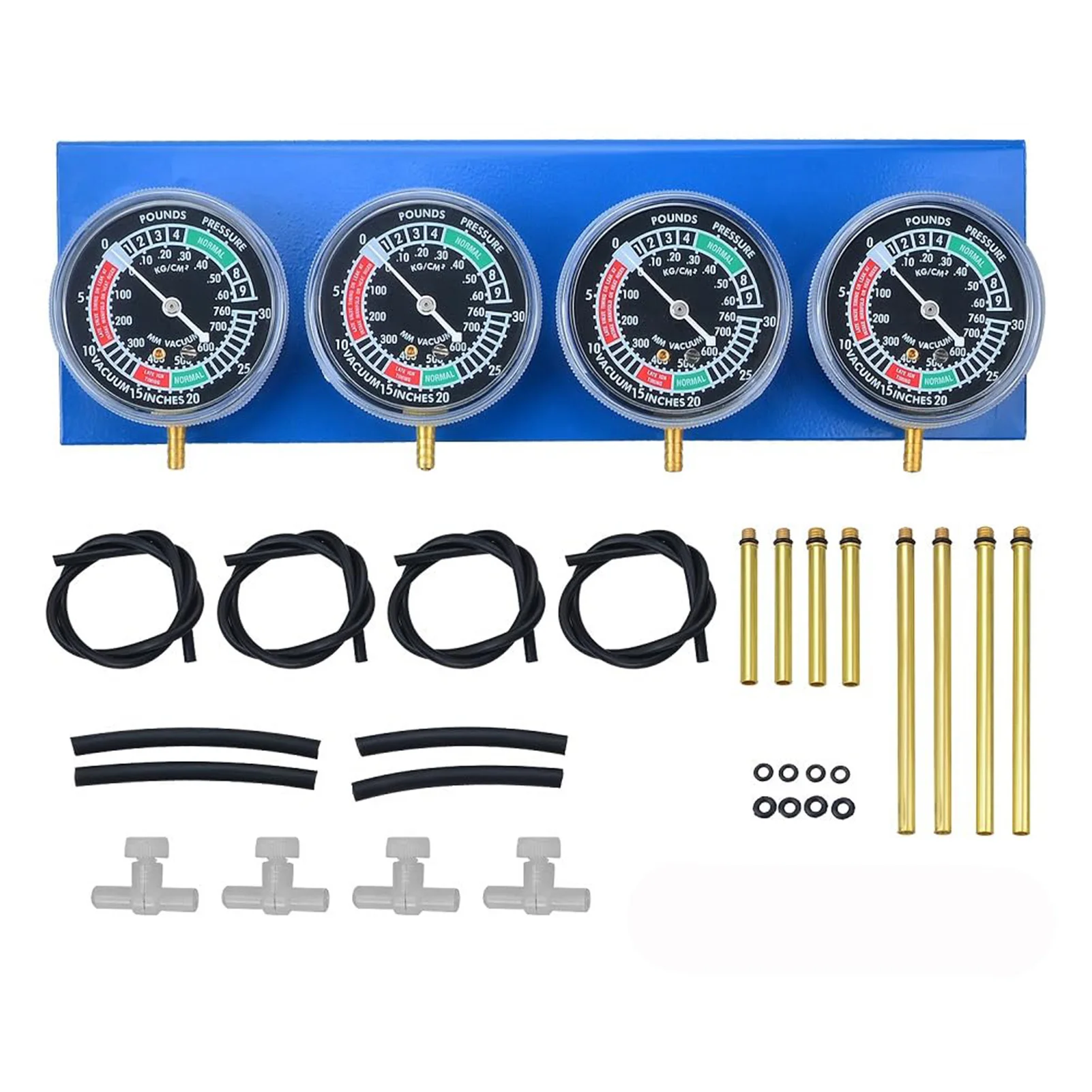 for 2/4 Cylinder Motorcycle Carburetor Carb Synchronizer Kit Ignition Tester Balancer Test Gauges Set Motorbike Diagnostic Tool