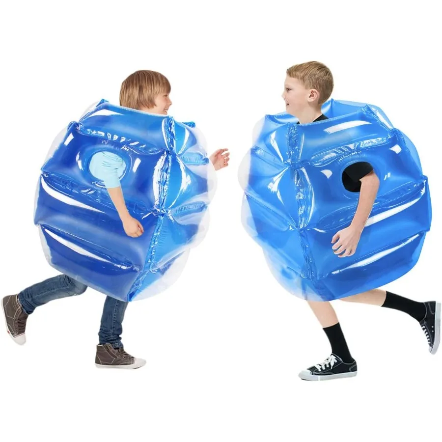 ลูกบอลซูโม่ 2 ลูก สำหรับเล่นเกมสนามหญ้ากลางแจ้ง ขนาดใหญ่ 24 นิ้ว ลูกบอลเด้งดึ๋ง เหมาะสำหรับการเล่นแบบทีมและการเล่นที่ใช้พลังงาน สำหรับเด็กอายุ 3-12 ปี