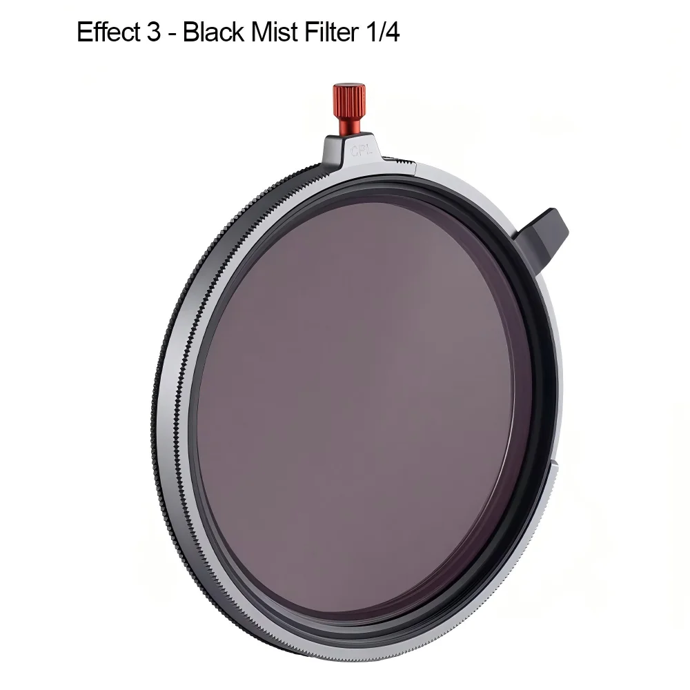 3-in-1 Filter 67/77/82mm, ND1.5-8 CPL Polarizer 1/4 Black Mist, Nano Coating Reduce Glare for Canon Sony Fuji Landscape & Archit