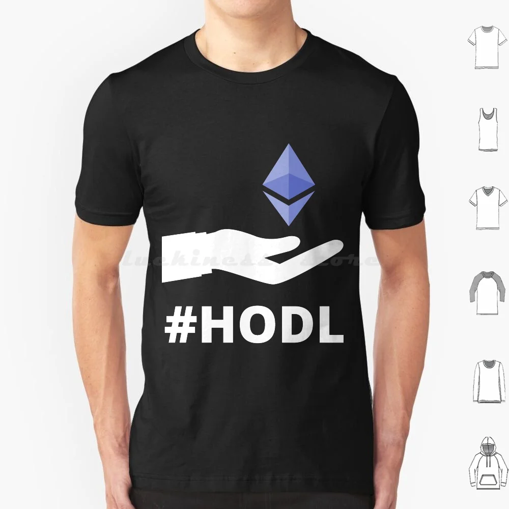 Hodl Ethereum T-shirt en coton pour hommes et femmes, impression DIY, Ethereum Eth, Ethereum Crypto, Ethereum Cryptocurrency, Eth Crypto Eth