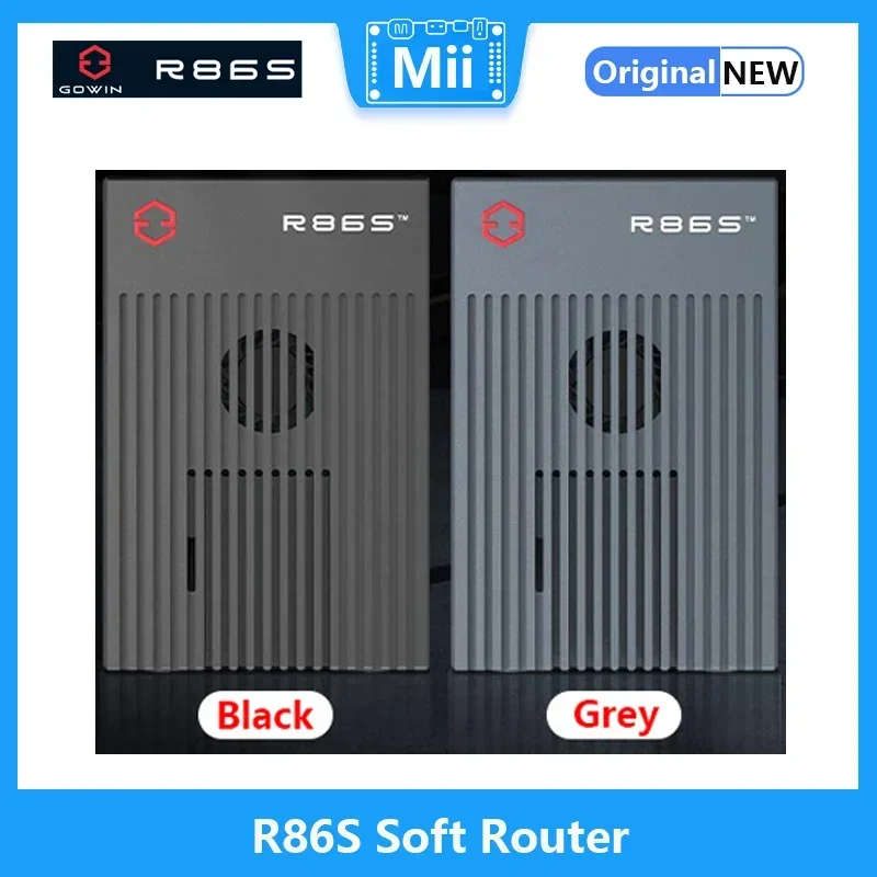 R86S Soft Routing Multi-net port, mini host N5105 N6005 8GB/16GB/32GB 10 Gigabit fiber port 2.5G