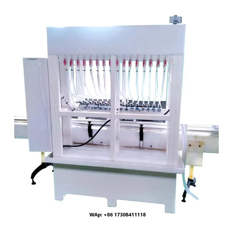 Factory Price Automatic Corrosive Liquid Sulfuric Hydrochloric Acid Pvc Brush Aluminium Bottle 2/4/6/8 Heads Filling Machine