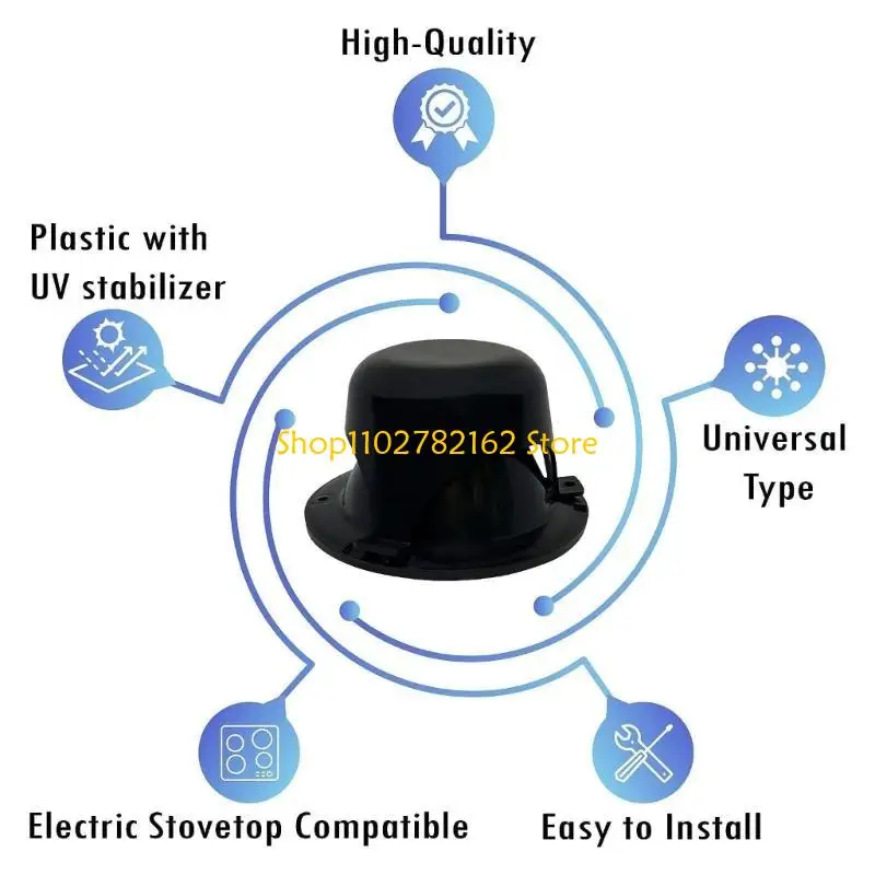 

547B Roof Vent Caps with Screws set Roof Covers Roof Ventilation System for Trailer