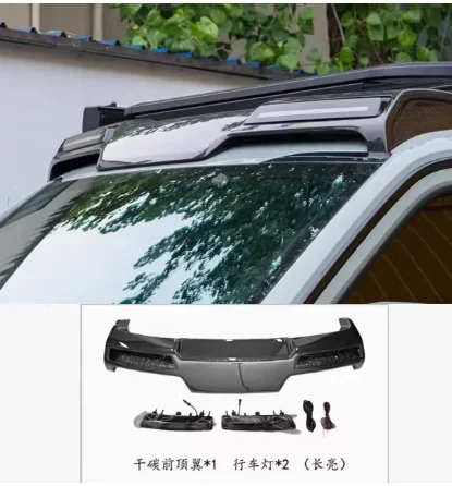 

Customized for customers: Tank 700 hood and roof wing, including installation instructions.