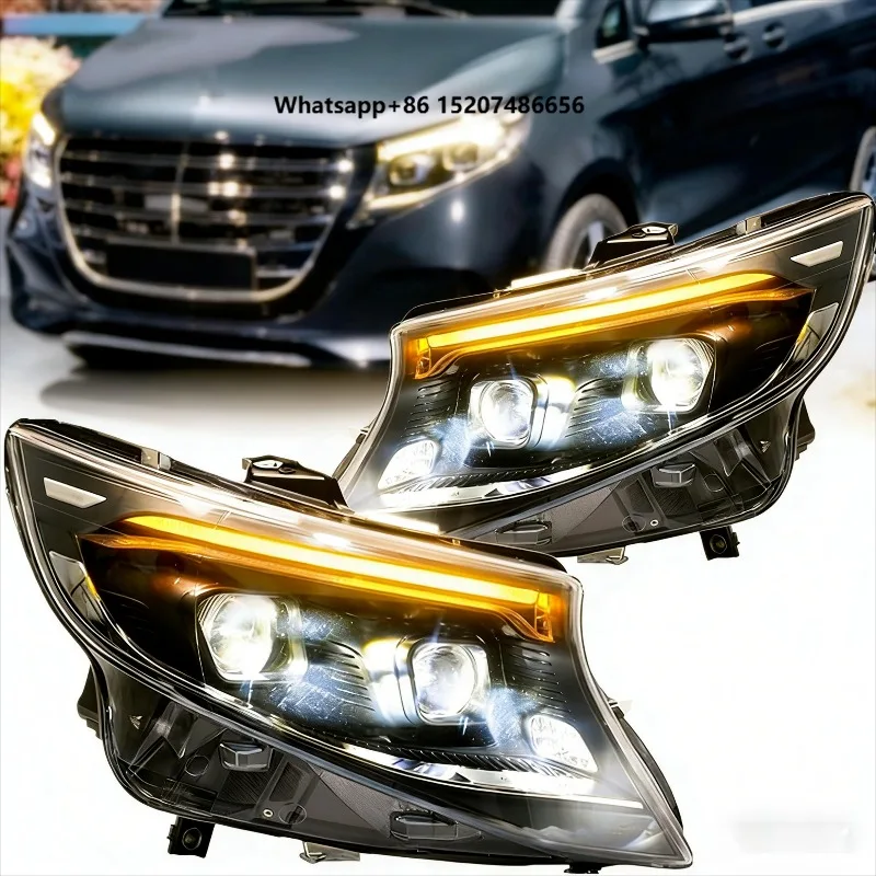 Factory Direct Supply 12V LED Headlight Assembly for   W447 2016-2025