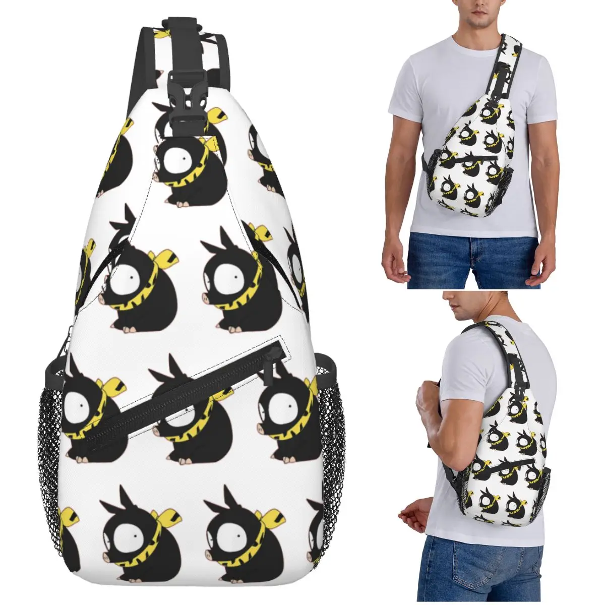 

P Chan Ranma нагрудная сумка мужской рюкзак через плечо нагрудная сумка дорожный походный рюкзак сумка на плечо