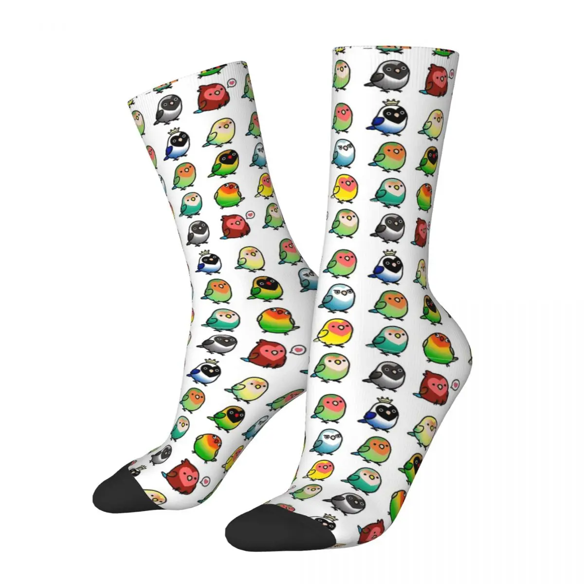 Chubby Lovebirds Kawaii Socks Travel Cartoon Pattern Socks